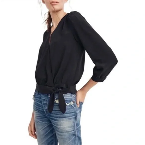 Madewell wrap top - Picture 5 of 7